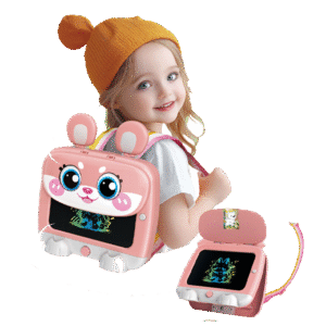 Kids Portable LCD Drawing Board Backpack Toys